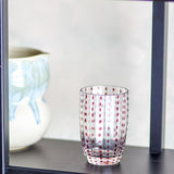 Bloomingville Brinley Trinkglas aus Glas in Braun 350 ml – 4er Set für Küche und Tischdeko