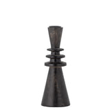 Bloomingville Armel Kerzenhalter Schwarz Mangoholz 7x20cm